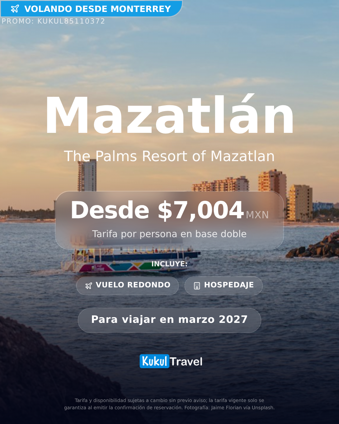 Paquete a Mazatlán