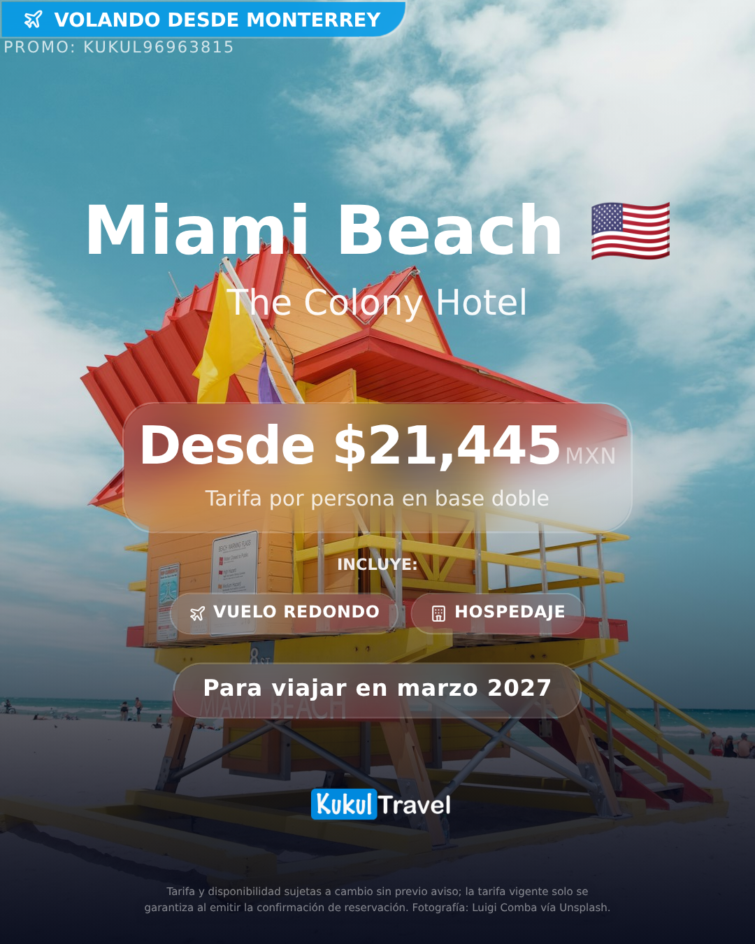Paquete a Miami Beach 🇺🇸