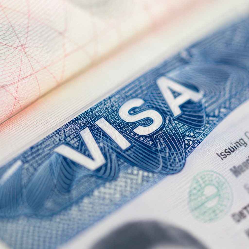 Visa de Estados Unidos en pasaporte